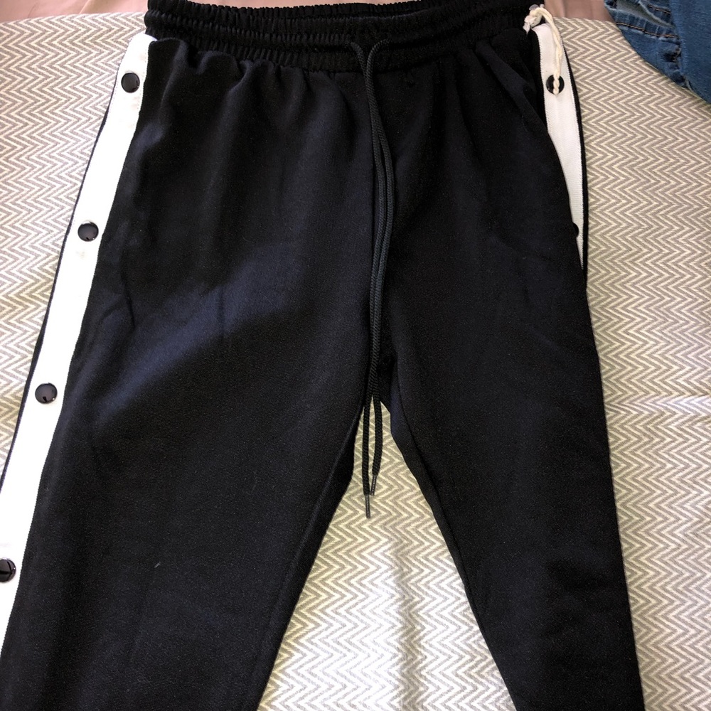 snap track pants